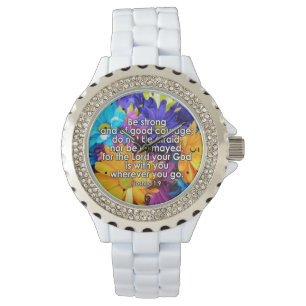 Be Strong Bible Scripture Watch