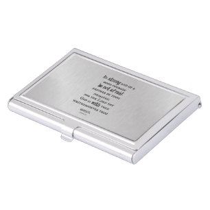 Be Strong Bible Verse Business Card Holder
