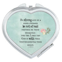 Be Strong Bible Verse Makeup Mirror