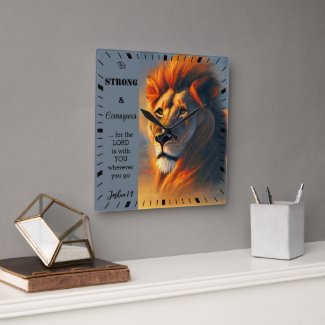 Be Strong Courageous Inspirational Verse Joshua 1 