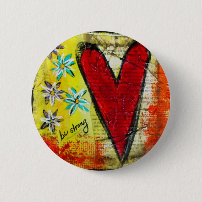 Be Strong Decorative Pin (Front)