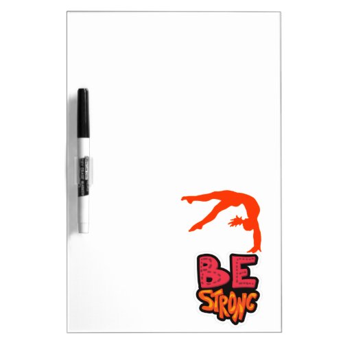 Be Strong Gymnastics   Dry Erase Board