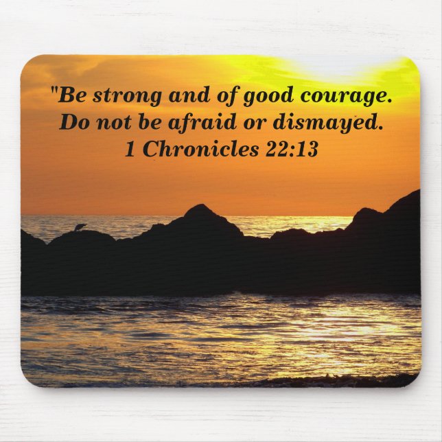 Be Strong_ Mousepad_by Elenne Mouse Pad (Front)