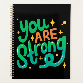 Be Stronge Creative Calendar Planner Notebook