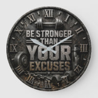 Be Stronger Than Your Excuses Home Gym Fitness