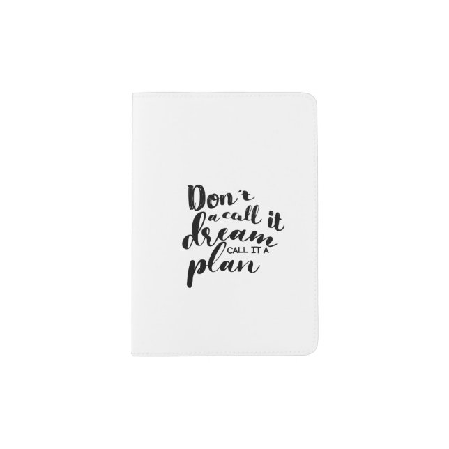 Be Stronger than Your | Monogram Personalized Passport Holder (Front)