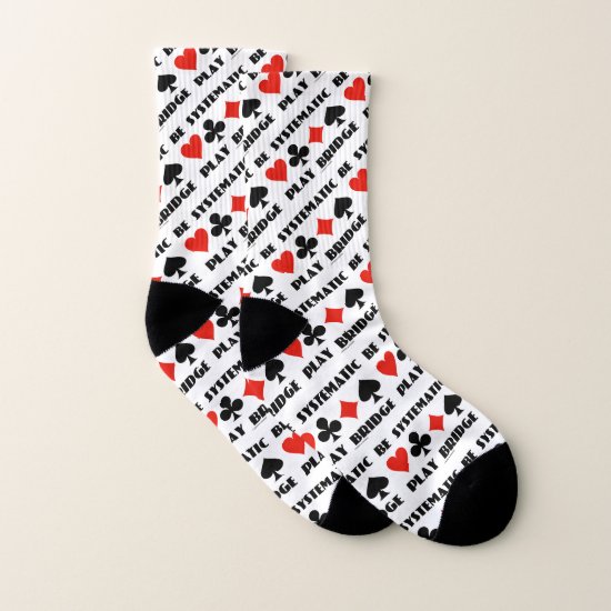 Be Systematic Play Bridge Four Card Suits Advice Socks