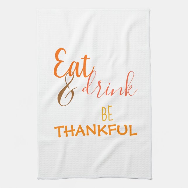 Be Thankful Kitchen Towel (Vertical)