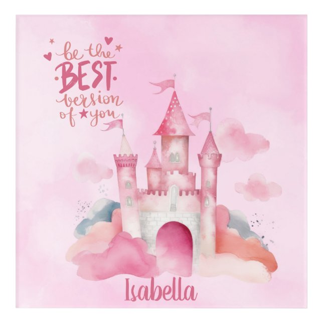 Be the best version of you customizable acrylic print (Front)