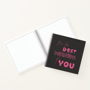 Be The Best Version Of You Cute Cat Notebook