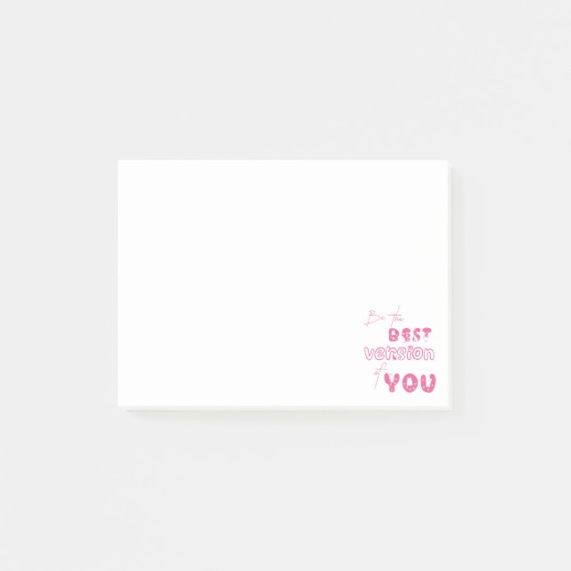 Be The Best Version Of You Cute Cat Notes (Front)