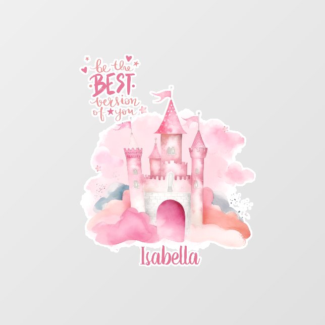 Be the best version of you personalized  window cling (Sheet)