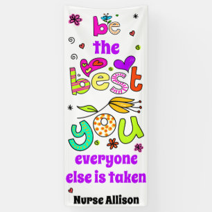 Be The Best You; School Nurse Door Decoration Banner