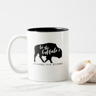 Be the Buffalo Silhouette Two-Tone Coffee Mug