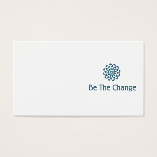 Be the Change Business Card