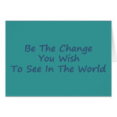 Be the Change blue (Front Horizontal)