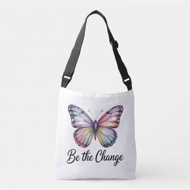 Be the Change  Crossbody Bag (Front)