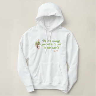 Be the Change embroidered sweatshirt