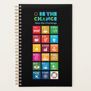 Be the Change Inspirational Gift Global Goals Planner