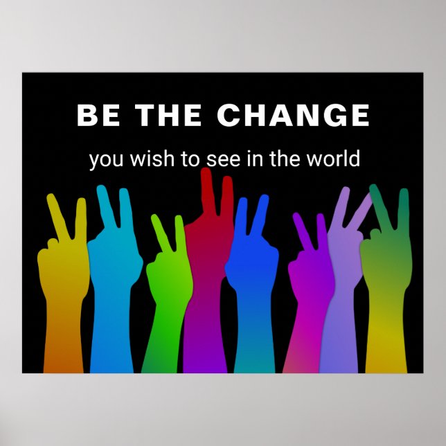 Be the Change | Peace Sign (Front)