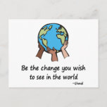 Be the Change postcards