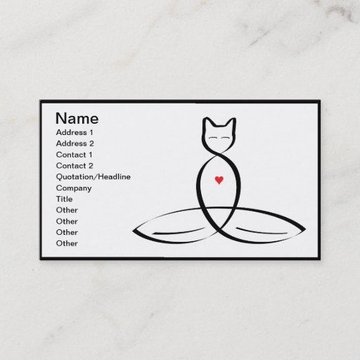 Customizable Be The Change - Regular style text. Customizable Business Card Template