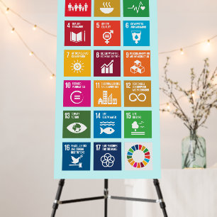 Be the Change Take the Challenge Global Goals Foam Board
