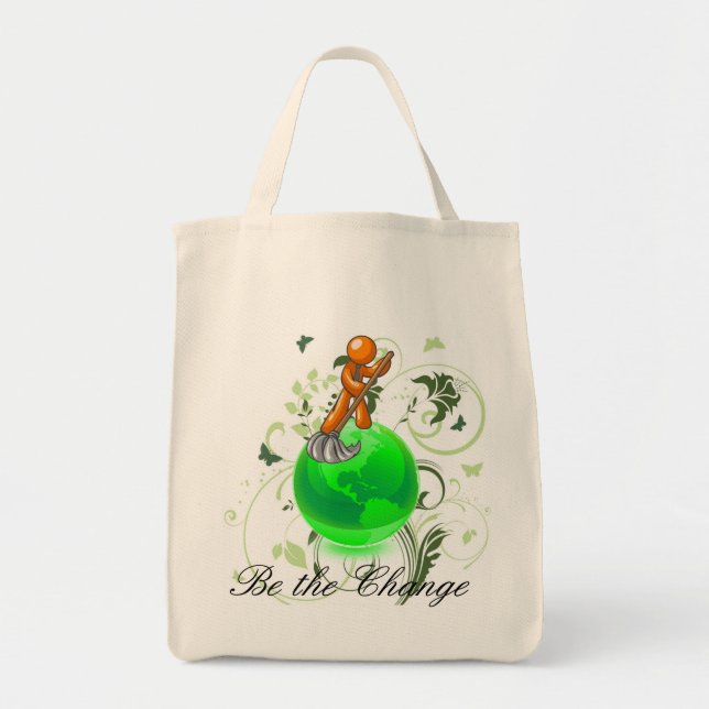 Be the Change tote bag (Front)