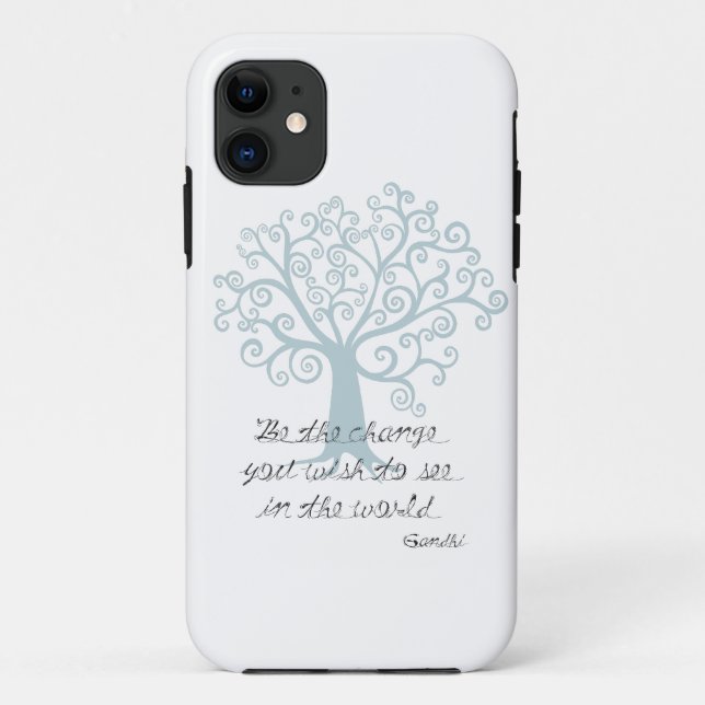 Be the Change Tree Case-Mate iPhone Case (Back)
