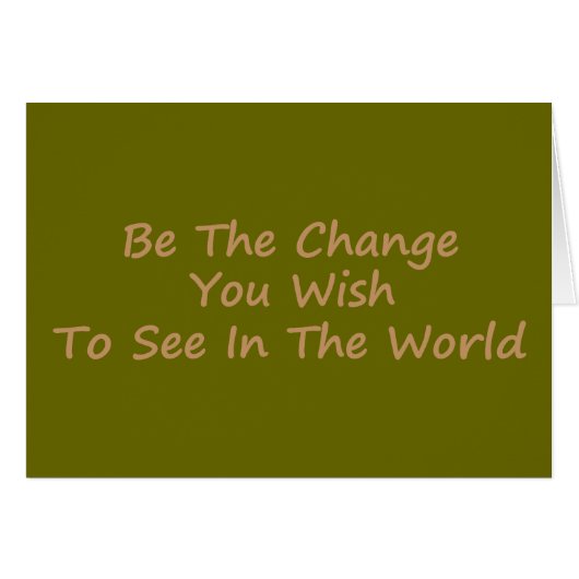 Be the Change yellow (Front Horizontal)