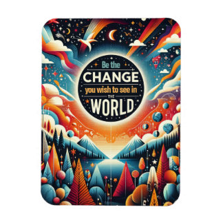 Be the Change You Wish to See Magnet
