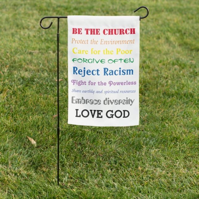Be the Church Garden Flag (In SItu)
