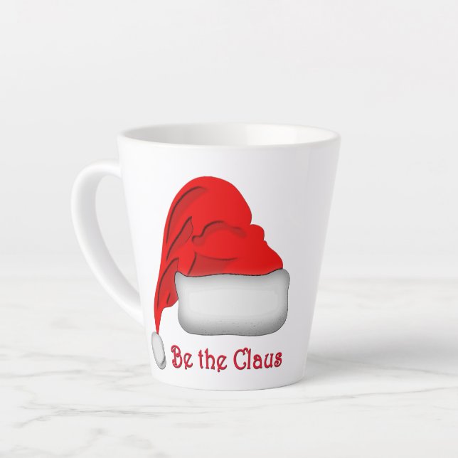 Be the Claus Latte Mug (Left Angle)