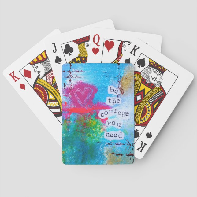 Be the Courage you Need Classic Card Deck (Back)