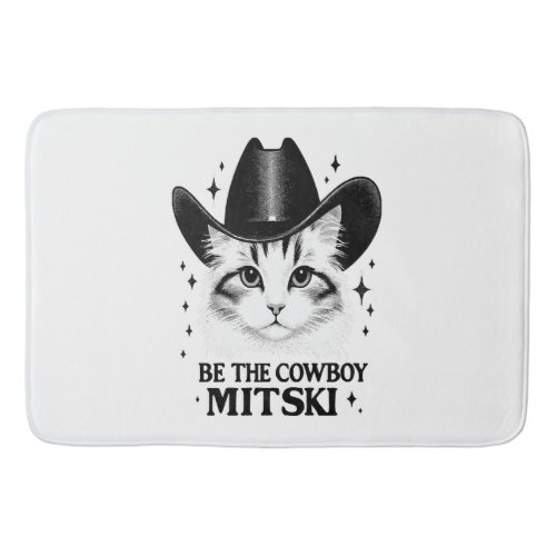 Be the cowboy Mitski Bath Mat