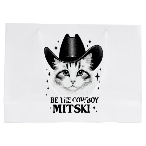 Be the cowboy Mitski Large Gift Bag