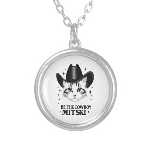 Be the cowboy Mitski Silver Plated Necklace