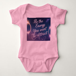 Be the Energy You Want to Attract – Aura Vibe Moti Baby Bodysuit