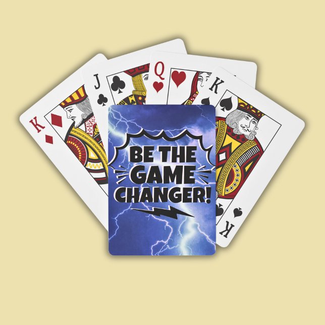 Be The Game Changer!  - Inspirational Poker Cards (Creator Uploaded)