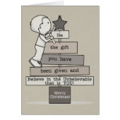 Be the Gift-Christmas Tree (Tan) (Front)