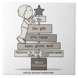 Be the Gift-Christmas Tree Tile