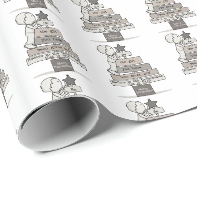 Be the Gift-Christmas Tree Wrapping Paper (Roll Corner)