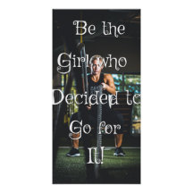 Be the girl... Motivational wall poster