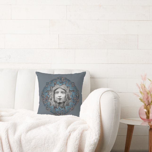 Be The Goddess Throw Pillow (Couch)