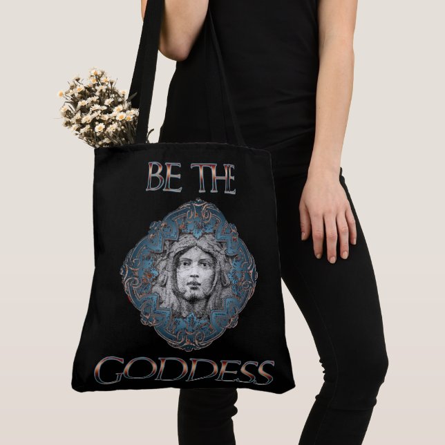 Be The Goddess Tote Bag (Close Up)