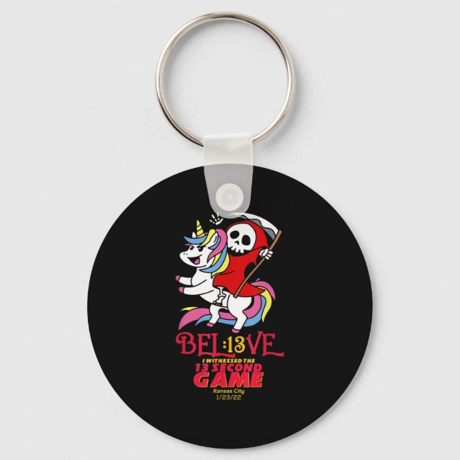 Be the Grim Reaper 13 Second KC Keychain (Front)