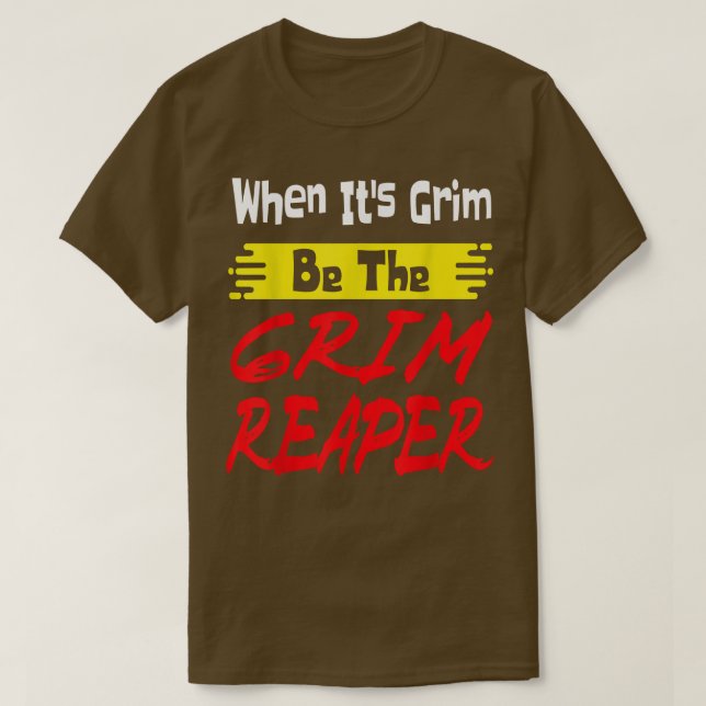Be The Grim Reaper Playoffs Coach Pep Talk KC T-Shirt (Design Front)