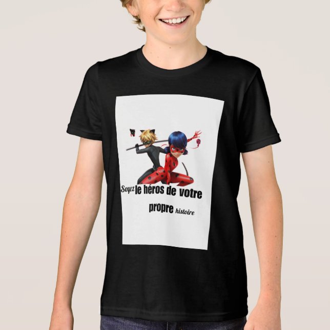 be the hero of your own story Tri-Blend shirt (Front)
