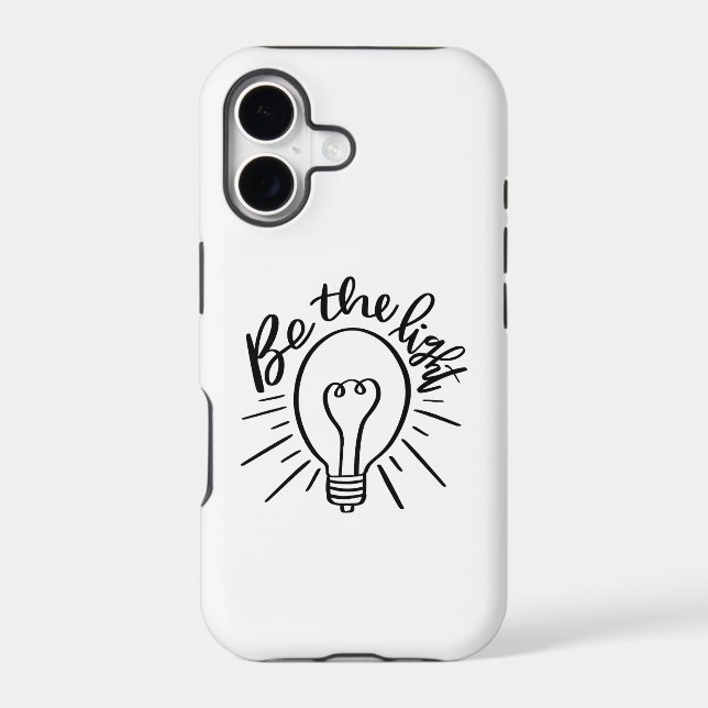 Be The light Bible Scripture iPhone Case (Back)