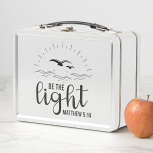 Be the Light Bible Verse Lunch Box